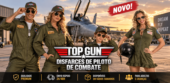 Disfraces de Top Gun para toda la Familia
