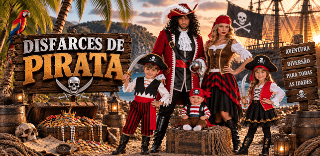 Disfraces de piratas Carnaval