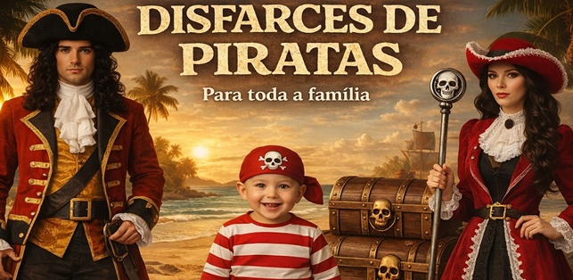 Disfraces de piratas toda la familia carnaval