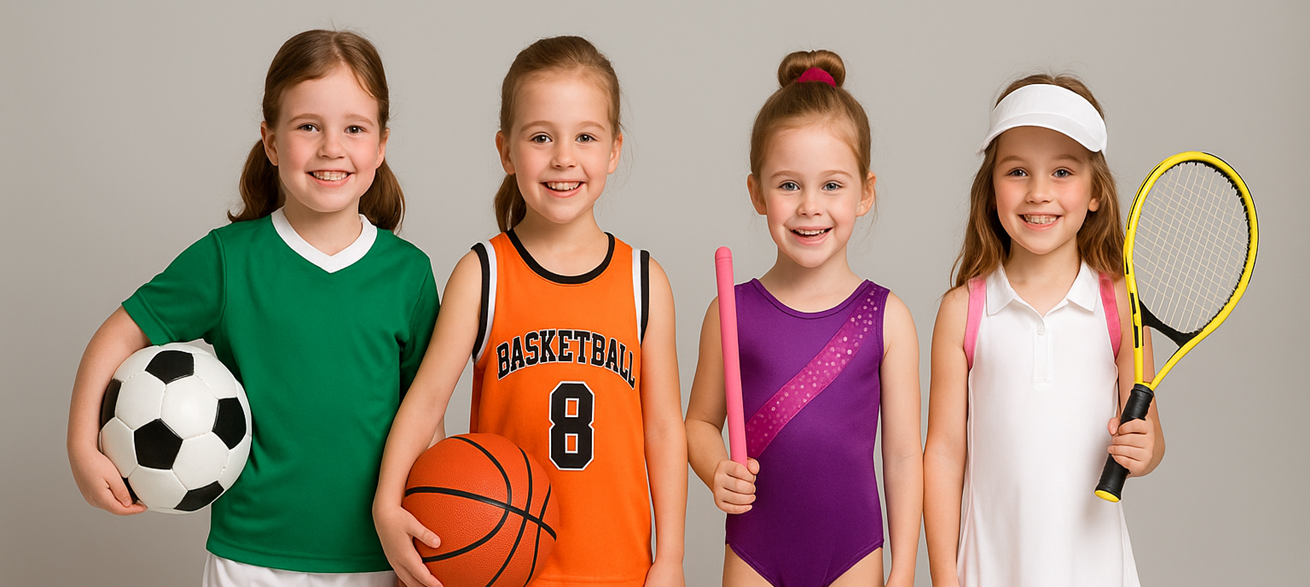 Disfarces de Esportes para Meninas: O Melhor para a Sua Pequena Atleta
