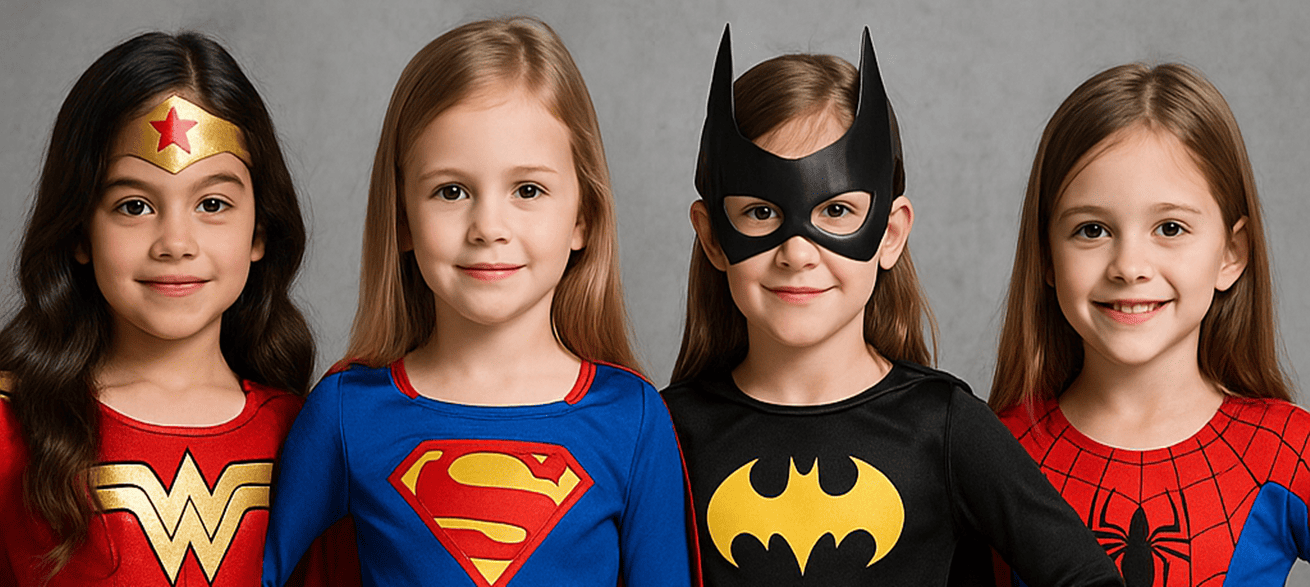 Disfraces de Superheroínas y Villanas para Niñas: La Diversión Está en los Detalles