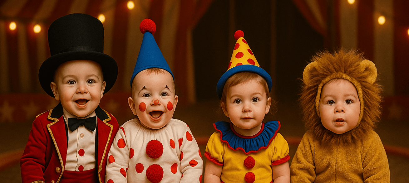 Disfraces de Circo para Bebés: Fantasias Divertidas para o Seu Pequeno