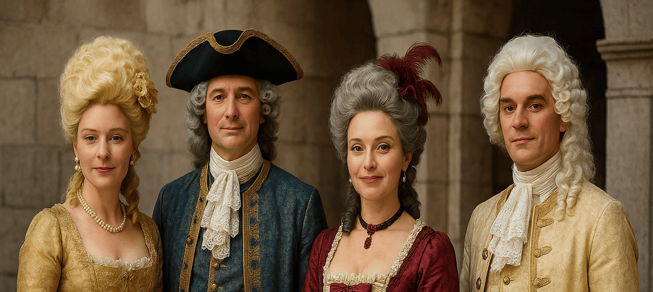 Fantasias de Época e Cortesãos: Uma Viagem no Tempo com Estilo