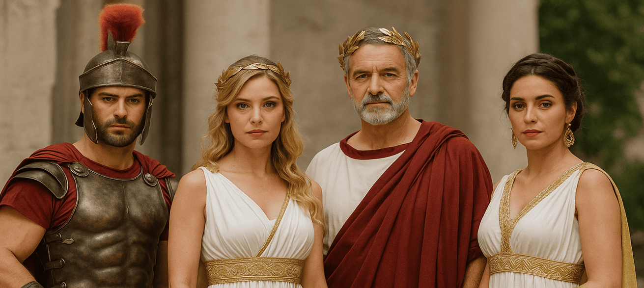 Disfarces de Romanos: Um mergulho na moda antiga para festas e eventos