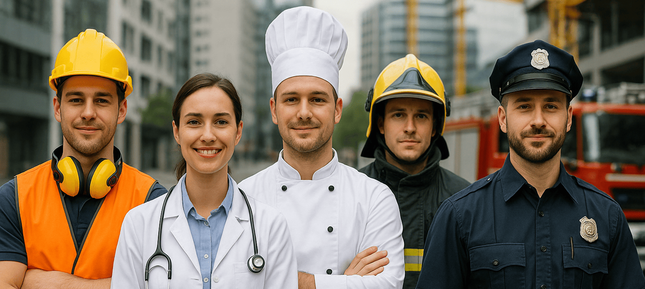 Disfarces de Profissões para Adultos e Crianças