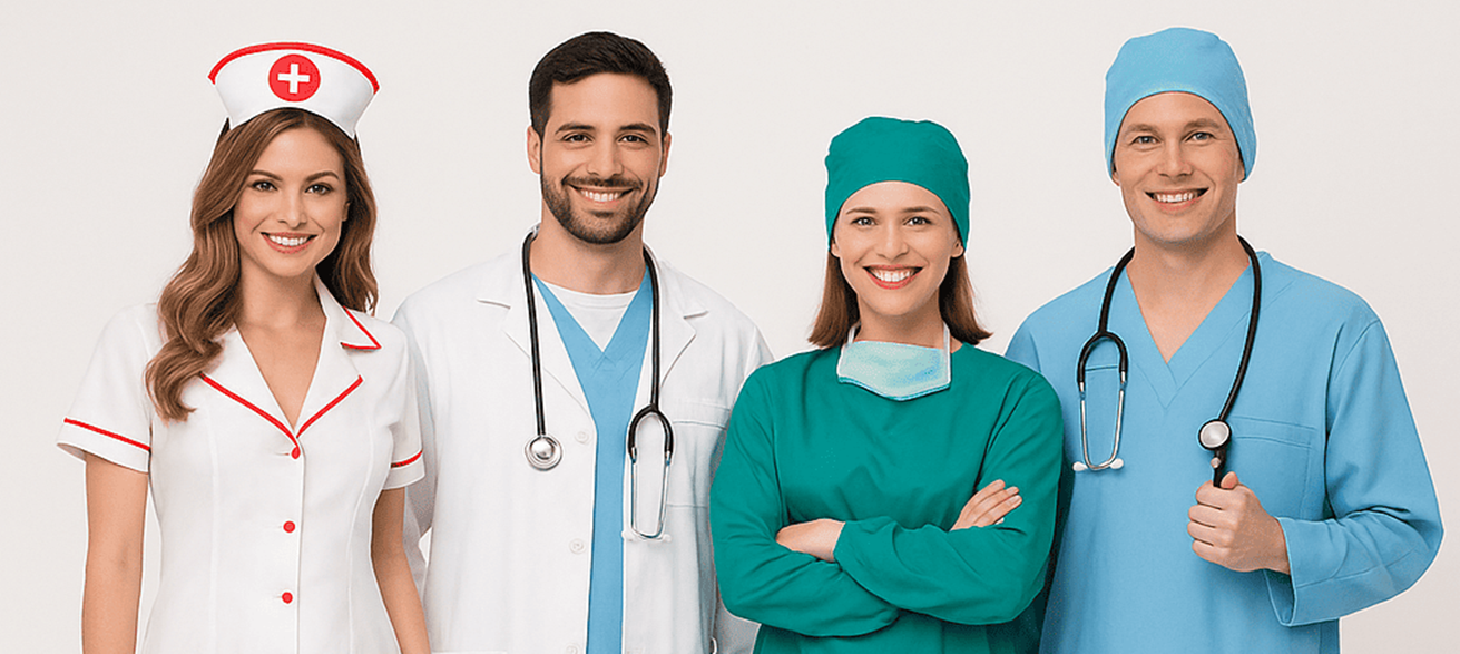 Disfarces de Enfermeiras e Doutores: A Diversão Começa com um Estetoscópio!