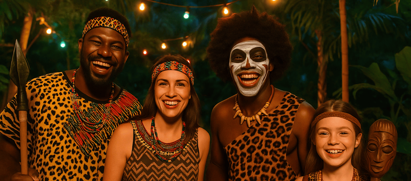 Disfarces Africanos: Cultura, Cores Vibrantes e Originalidade para Todas as Idades