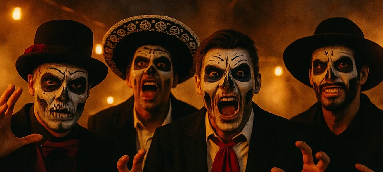 Disfarces do Dia de los Muertos para Homens: Estilo, Tradição e Impacto Visual