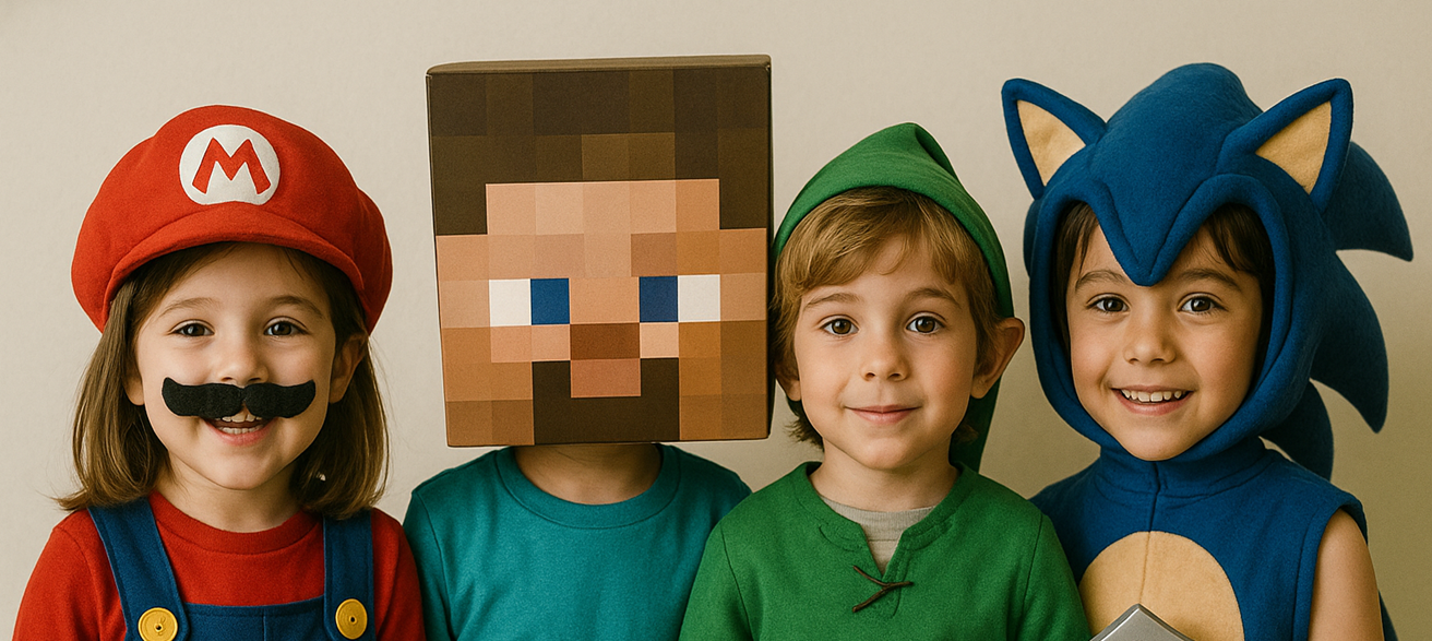 🎮 Fantasias de Videogame para Meninos – Transforme seu filho no herói favorito dele!