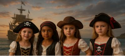 Disfarces de Pirata para Meninas: Aventura e Diversão Garantidas