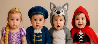 Os Melhores Disfraces de Contos para Bebés: Mágica e Encanto Para os Pequenos
