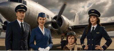 Disfarces de Piloto e Hospedeira | Ideias Originais
