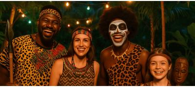 Disfarces Africanos: Cultura, Cores Vibrantes e Originalidade para Todas as Idades
