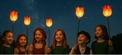 Tulipã para Baile do Farol com Vela – O Acessório Perfeito para Disfarces Criativos