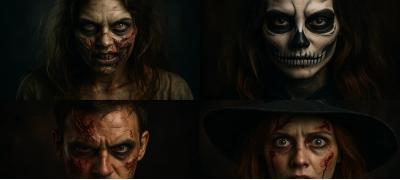 Maquiagens de Caracterização e Efeitos Especiais para Halloween
