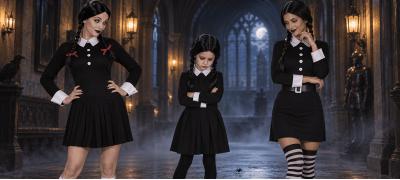 Disfarces de Quarta-feira Addams para o Halloween 2026: ideias para meninas e adultas