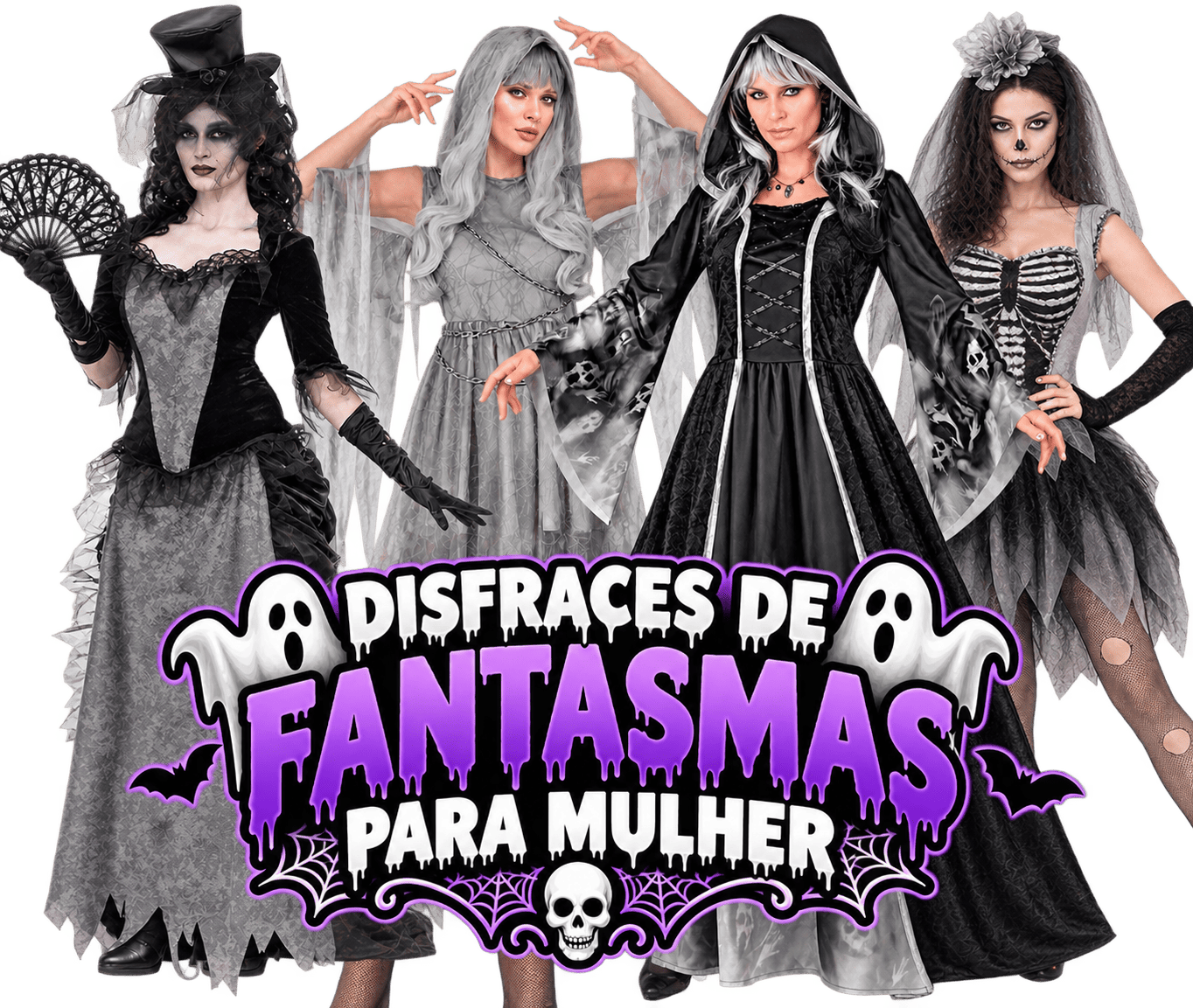 Disfarces de Fantasmas para Mulher