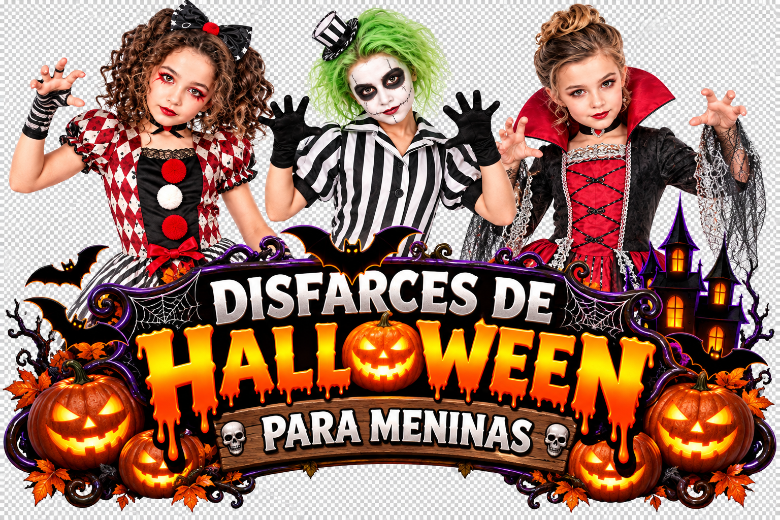 Disfarces de Halloween para meninas