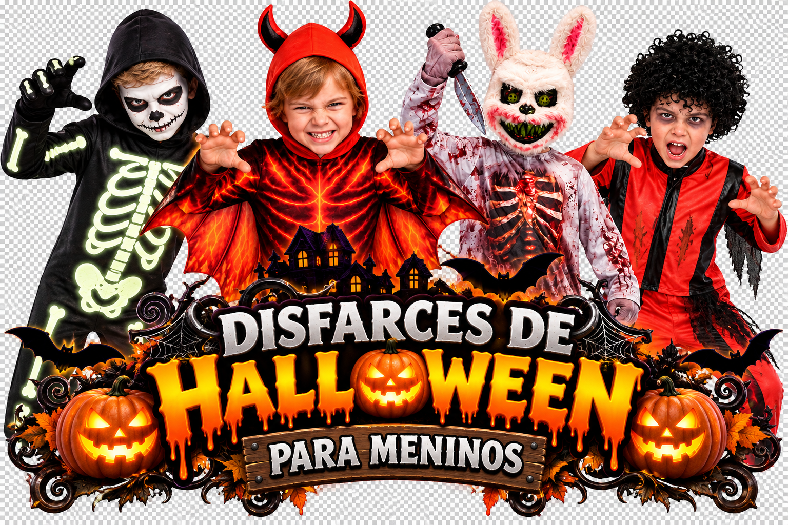 Disfarces de Halloween para Crianças