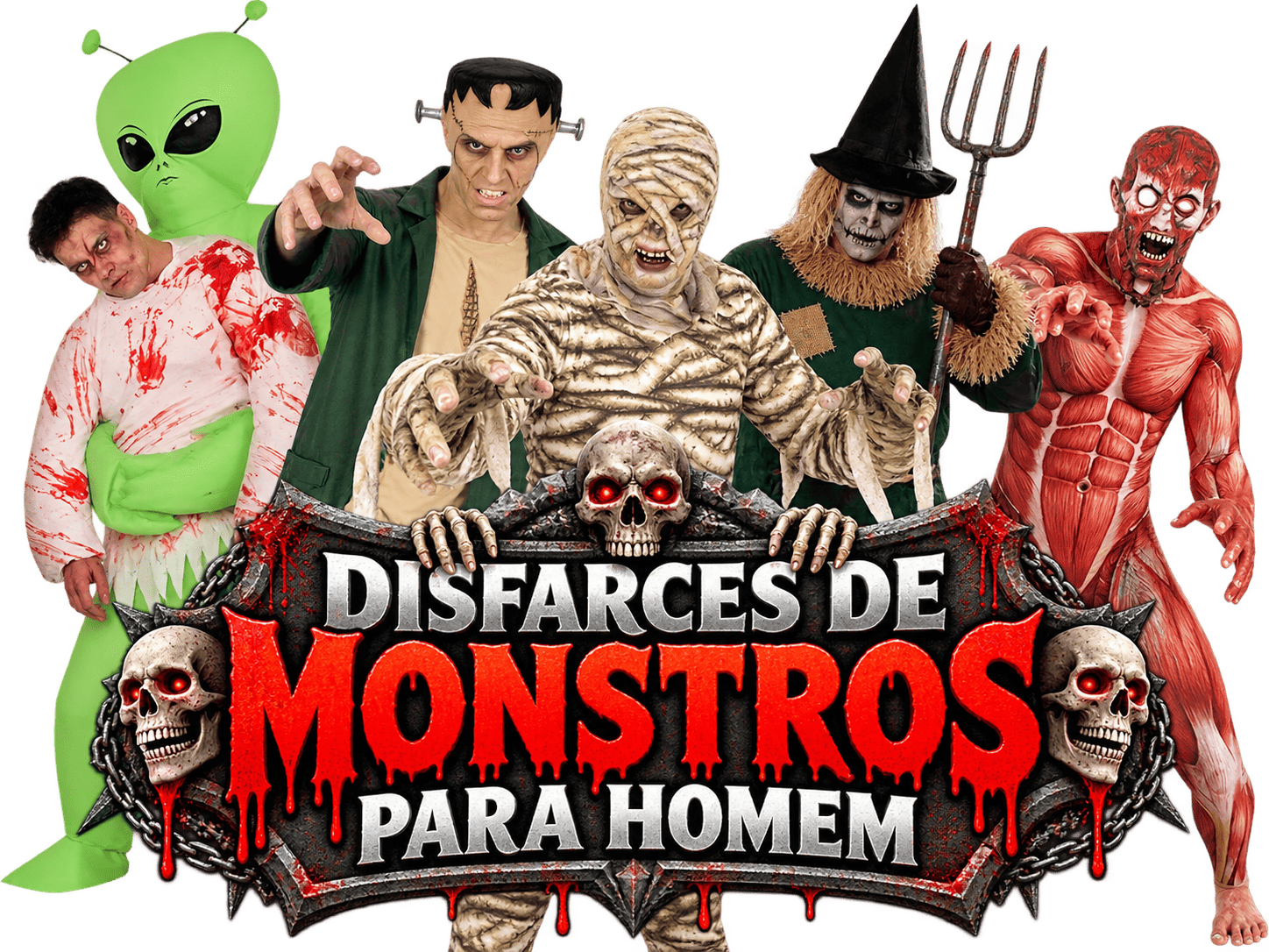Disfarces de Monstros para Homem