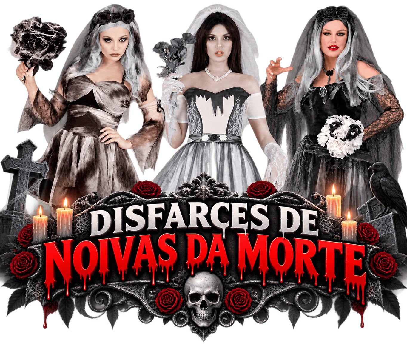 Disfarces de Noivas da Morte