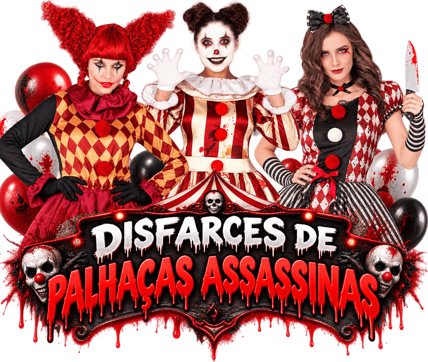 Disfarces de Palhaças Assassinas | Halloween