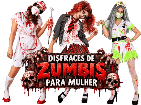 Disfarces de Zombies para Mulher