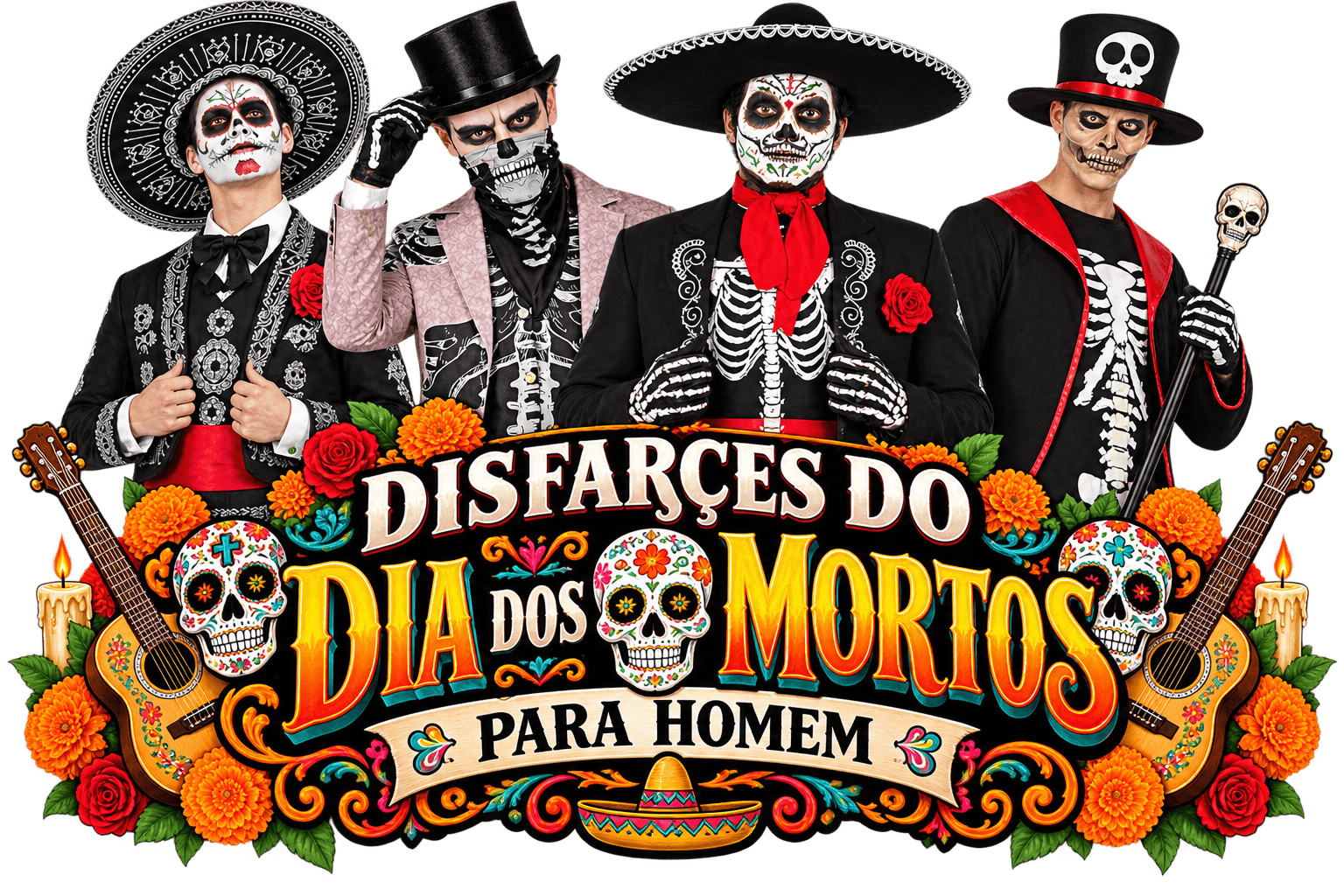 Disfarces do Dia dos Mortos para Homens