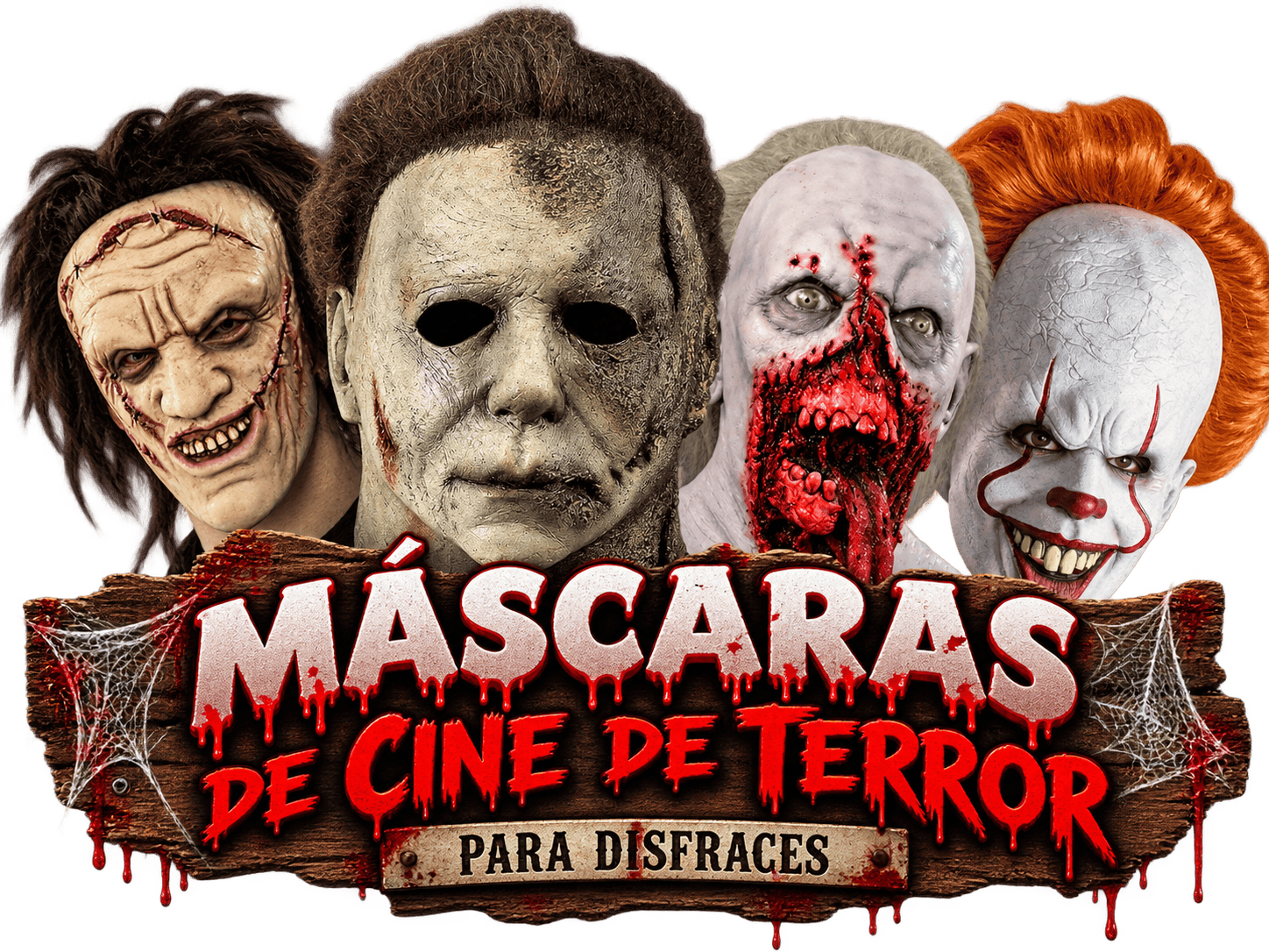 Máscaras de filmes de terror para fantasias
