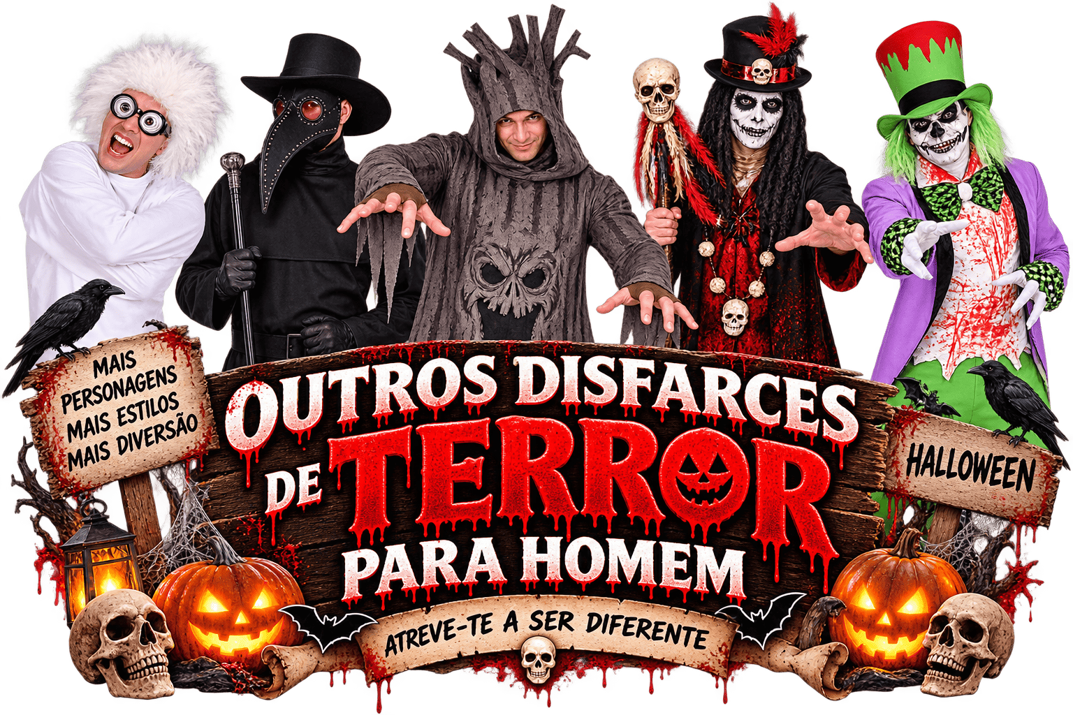 Outros Disfarces de Terror para Homem