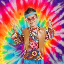 Fantasias decadentes e hippies para crianças