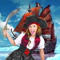 Fantasias de pirata para meninas