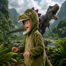 Fantasias de dinossauros para crianças
