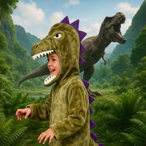 Fantasias de dinossauros para crianças