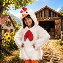 Fantasias de animais de fazenda para meninas