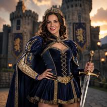 Trajes medievais para adultos