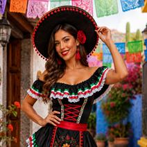 Disfarces Mexicanas para Mulher