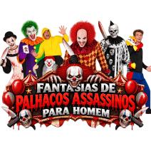 Disfarces de Palhaços Assassinos para Homem