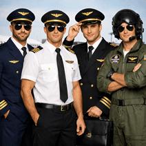 Disfarces de Piloto para Homem