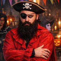 Trajes de pirata masculino