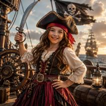Fantasias de pirata para meninas