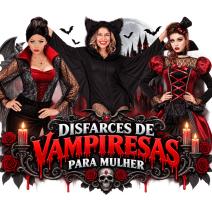 Disfarces de Vampiresas para Mulher