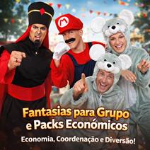 Fantasias para Grupo e Packs Económicos