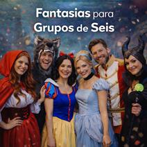 Pacote de Fantasias para Grupos de Seis