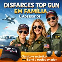 Disfarces Top Gun Família