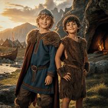 Disfarces de Vikings e Homens das Cavernas para Crianças