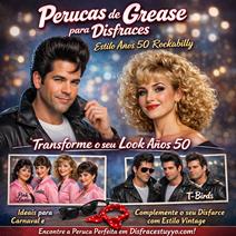 Perucas de Grease para Disfarces