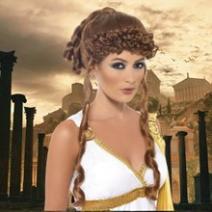 Perucas gregas e romanas para fantasias