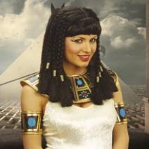 Perucas egípcias para fantasias