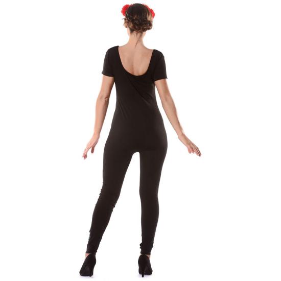 Fato de esqueleto Catrina feminino